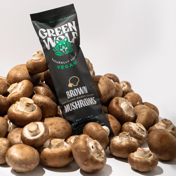 Brown Mushrooms Vegami Green Wolf Foods
