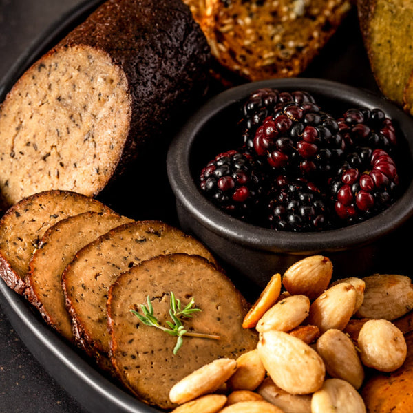 Brown Mushrooms Vegami, Best Vegan Salami, Clean Plant-based Deli Meat